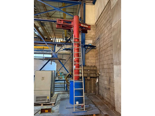 Zasche knikhijskolom met demag elektrische kettingtakel - afbeelding 5 van  9