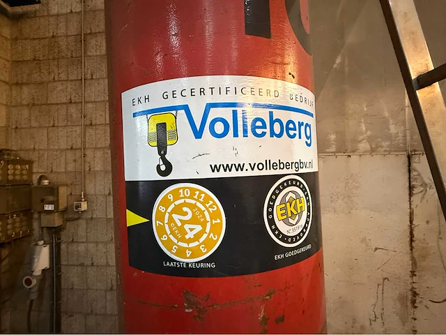 Zasche knikhijskolom v.v demag elektrische kettingtakel 350kg 485cm hoogte - afbeelding 9 van  9