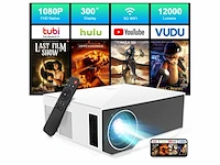Zdk beamer 5g wifi modell 2024 full hd 1080p wit - afbeelding 1 van  2