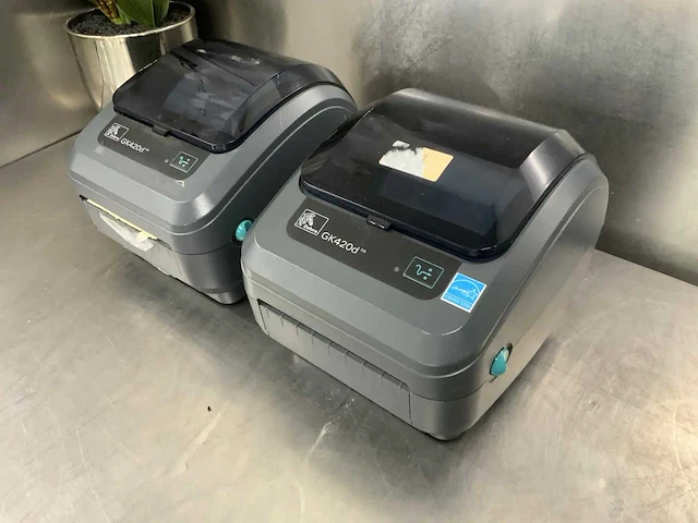 Zebra - gk420d - labelprinter (2x) - afbeelding 2 van  4