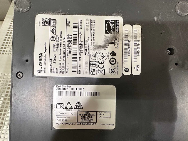 Zebra - zd421 - labelprinter - afbeelding 3 van  4