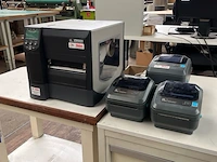 Zebra etikettenprinters (4x) - afbeelding 1 van  9