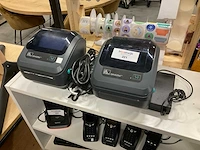 Zebra gk420d bonnenprinter (2x) - afbeelding 1 van  2