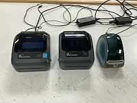 Zebra gk420d labelprinter 2x - dymo labelwriter 400 1x - afbeelding 1 van  4