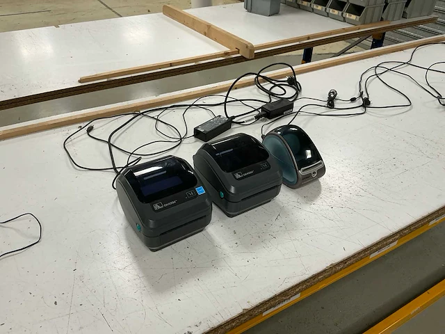 Zebra gk420d labelprinter 2x - dymo labelwriter 400 1x - afbeelding 2 van  4