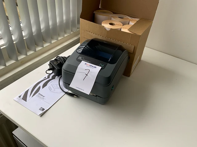 Zebra gk420t labelprinter - afbeelding 1 van  5
