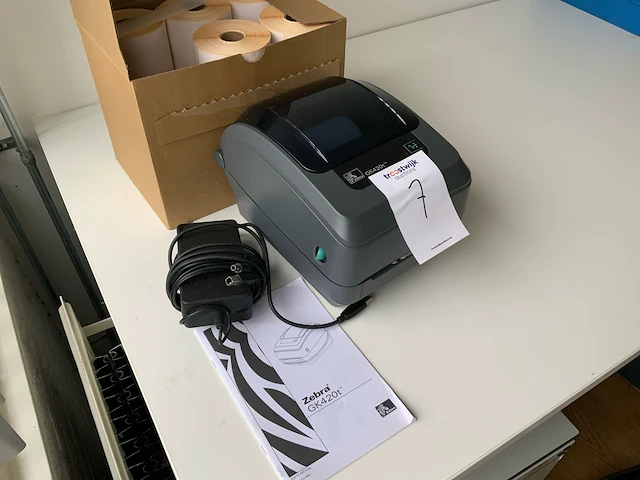 Zebra gk420t labelprinter - afbeelding 2 van  5