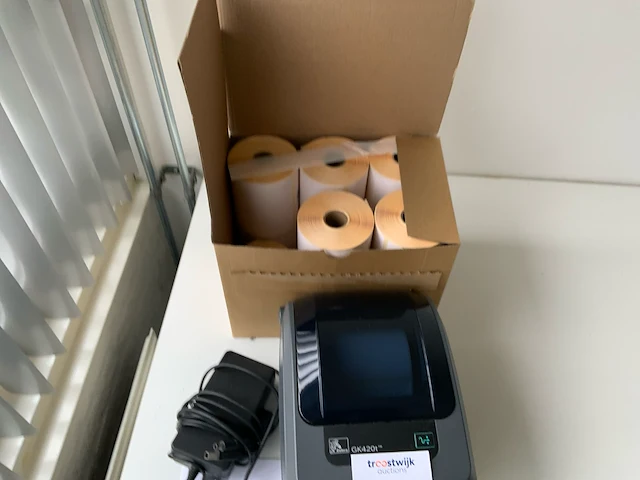 Zebra gk420t labelprinter - afbeelding 3 van  5
