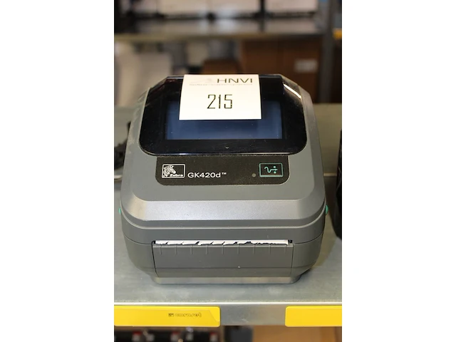 Zebra printer gk420d met extra rol met labels - afbeelding 2 van  2