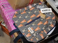 Zebra rugzak 1x - afbeelding 1 van  3