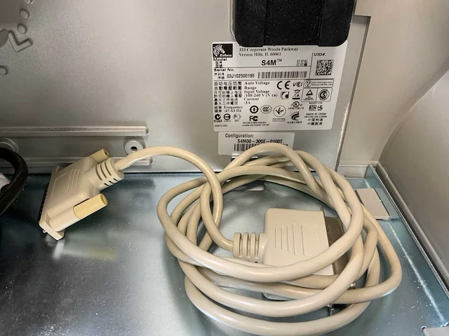 Zebra (s4m) industrial thermal label printer - afbeelding 6 van  6