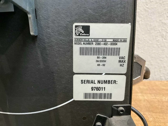 Zebra z090-402-00004 90 xi 300 dpiean labelprinter - afbeelding 6 van  7