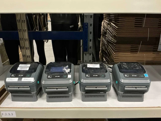 Zebra zp450 desktop printers (4x) - afbeelding 1 van  3