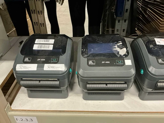 Zebra zp450 desktop printers (4x) - afbeelding 3 van  3