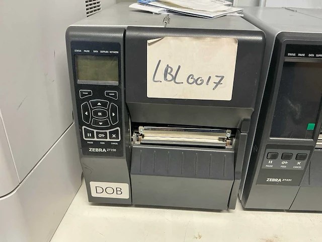 Zebra zt231/zt230 labelprinter - afbeelding 3 van  4