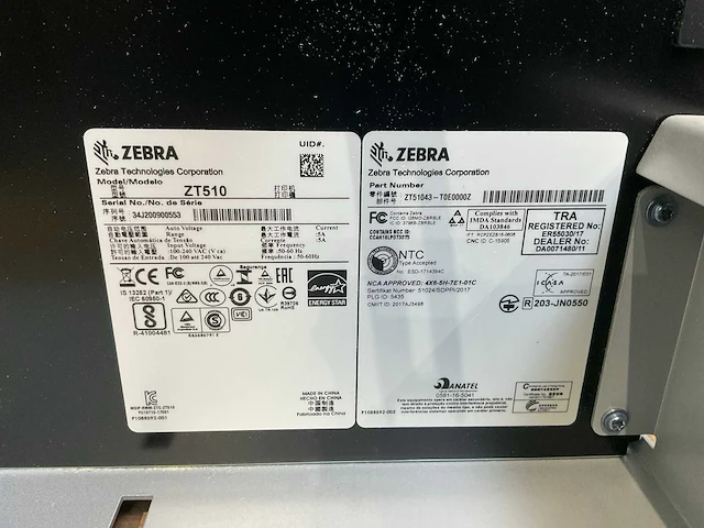 Zebra zt510 203 dpi thermal labelprinter - afbeelding 5 van  6