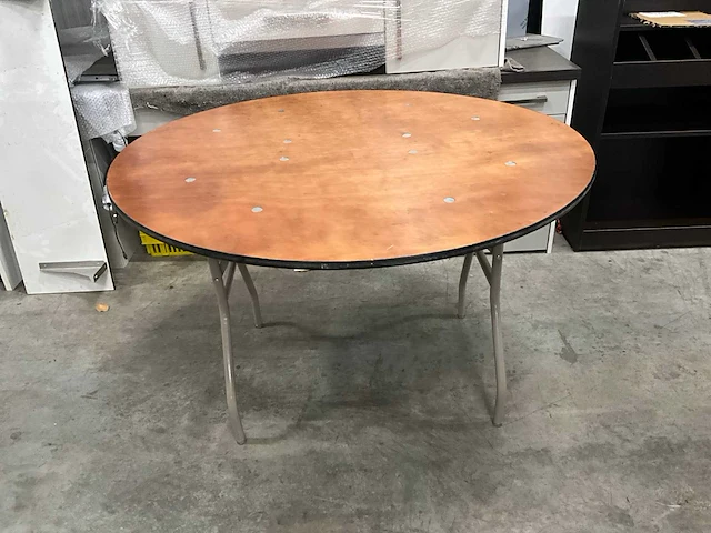 Zederkof ronde klaptafel - afbeelding 1 van  5