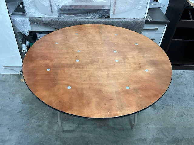 Zederkof ronde klaptafel - afbeelding 2 van  5