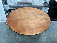 Zederkof ronde klaptafel - afbeelding 2 van  5