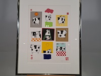 Zeefdruk, clazien immink, all that cows 13/18, 2002 - afbeelding 1 van  10