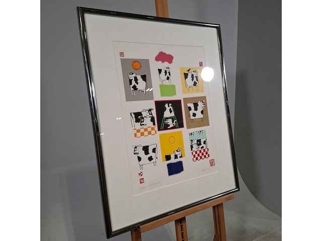 Zeefdruk, clazien immink, all that cows 13/18, 2002 - afbeelding 3 van  10