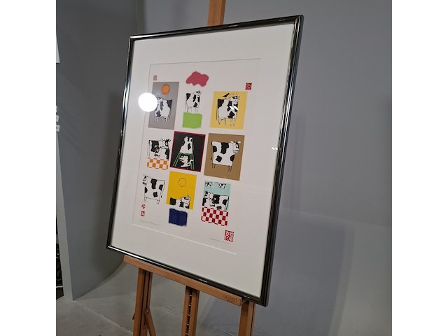 Zeefdruk, clazien immink, all that cows 13/18, 2002 - afbeelding 4 van  10