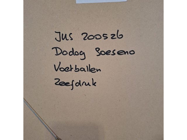 Zeefdruk, dodog soesemo, voetballen 15/50 - afbeelding 7 van  7