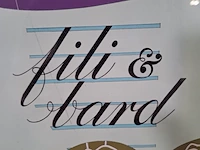 Zeefdruk, fili en bard - afbeelding 2 van  6