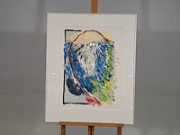 Zeefdruk, , , frits droog, eruptie 4/16, 1996 - afbeelding 1 van  7