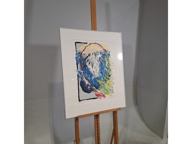 Zeefdruk, , , frits droog, eruptie 4/16, 1996 - afbeelding 2 van  7