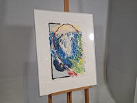 Zeefdruk, , , frits droog, eruptie 4/16, 1996 - afbeelding 2 van  7