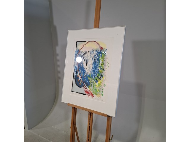 Zeefdruk, , , frits droog, eruptie 4/16, 1996 - afbeelding 3 van  7