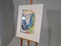 Zeefdruk, , , frits droog, eruptie 4/16, 1996 - afbeelding 3 van  7