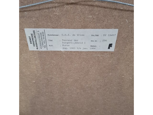 Zeefdruk, g. de vries, terreur der burgerlijkheid i 5/12 - afbeelding 8 van  8