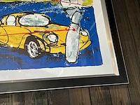 Zeefdruk herman brood “911” op papier - afbeelding 2 van  4