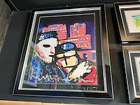 Zeefdruk herman brood “city love” op papier - afbeelding 1 van  4