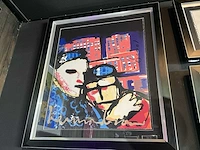 Zeefdruk herman brood “city love” op papier - afbeelding 4 van  4