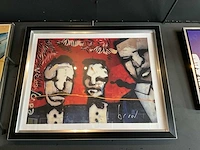 Zeefdruk herman brood “copa las vegas” op papier - afbeelding 1 van  4