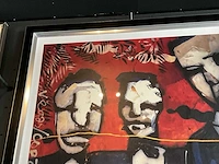 Zeefdruk herman brood “copa las vegas” op papier - afbeelding 3 van  4