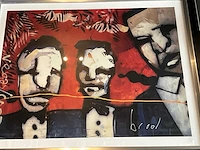 Zeefdruk herman brood “copa las vegas” op papier - afbeelding 4 van  4
