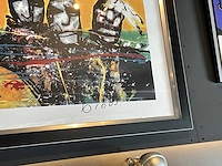 Zeefdruk herman brood “devote” op papier - afbeelding 2 van  3
