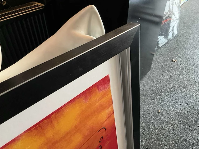 Zeefdruk herman brood “fatboy” op papier - afbeelding 3 van  4