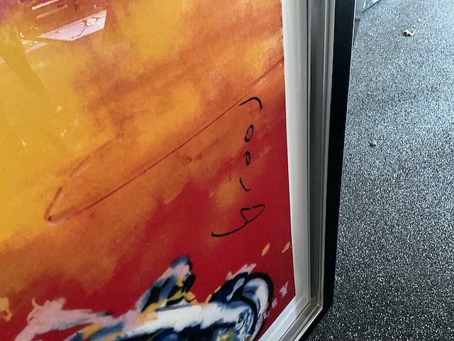 Zeefdruk herman brood “fatboy” op papier - afbeelding 4 van  4