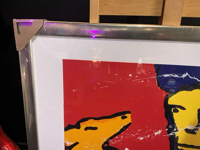 Zeefdruk herman brood “herman en iggy” op papier - afbeelding 3 van  4