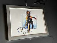 Zeefdruk herman brood “nou is het uit” - afbeelding 2 van  3