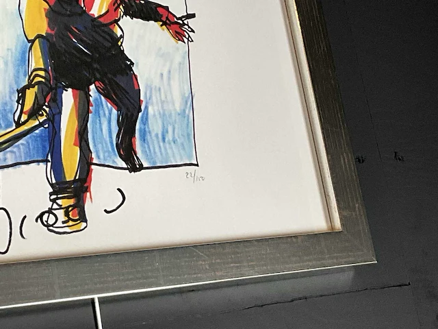 Zeefdruk herman brood “nou is het uit” - afbeelding 3 van  3