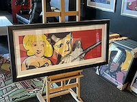 Zeefdruk herman brood “some like it hot” op papier - afbeelding 1 van  4