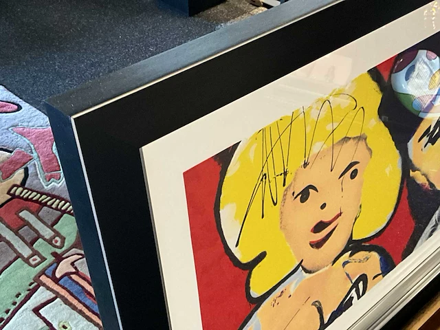 Zeefdruk herman brood “some like it hot” op papier - afbeelding 3 van  4
