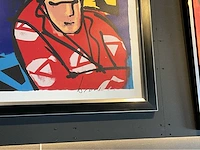 Zeefdruk herman brood “texas cactus” op papier - afbeelding 2 van  3