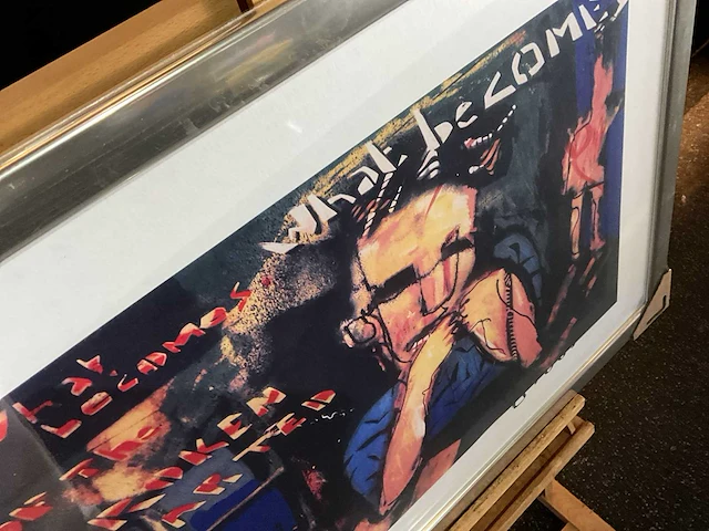 Zeefdruk herman brood “what becomes” op papier - afbeelding 4 van  4